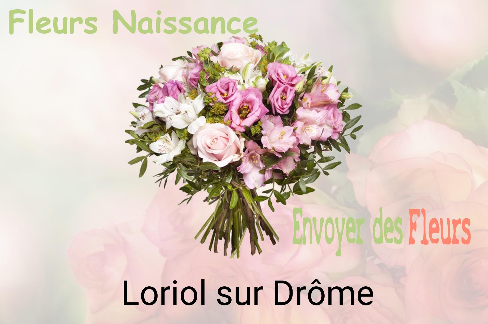 Bouquet de fleurs de naissance livré à Loriol-sur-Drôme